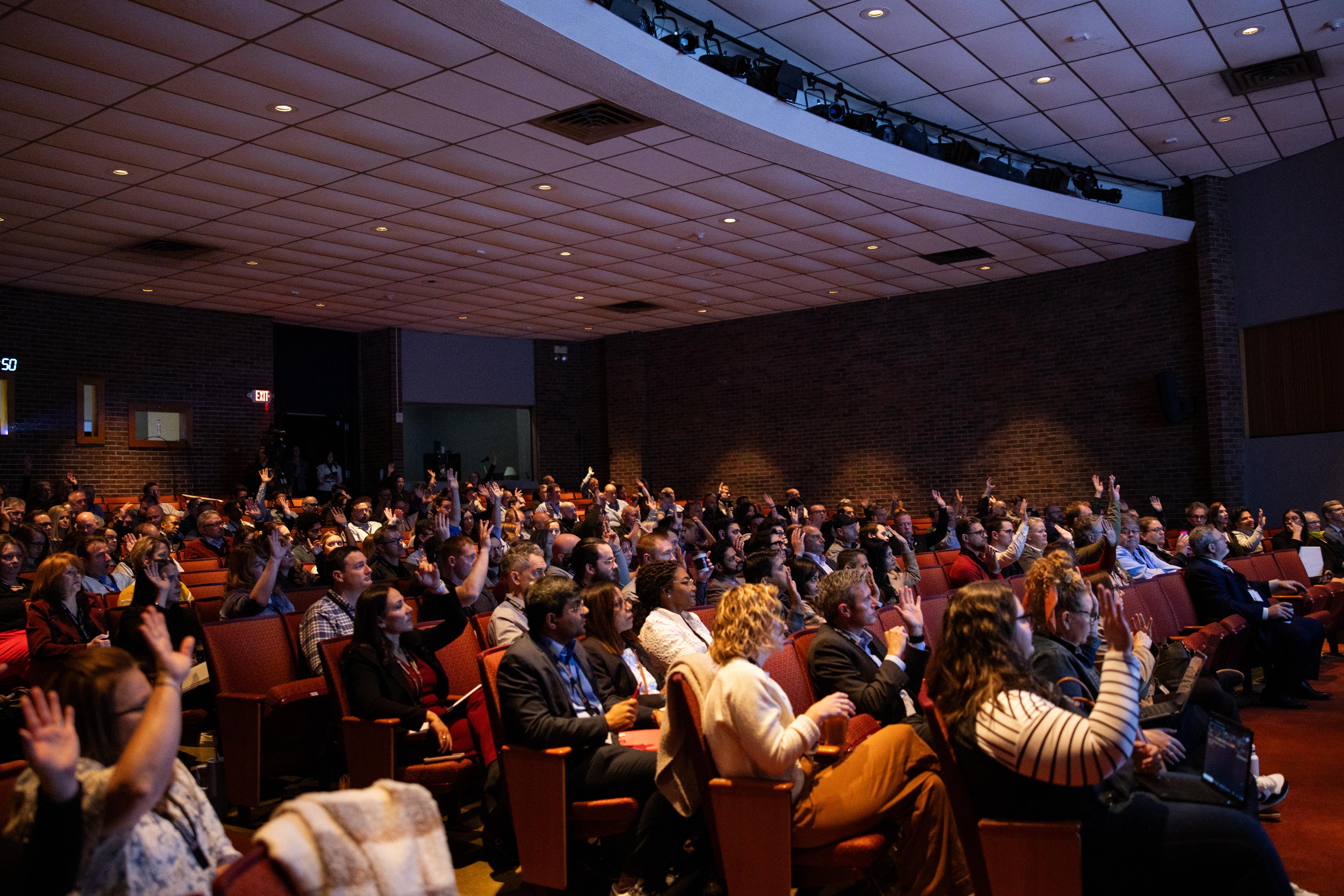 Theater audience at the COE Summit 2025