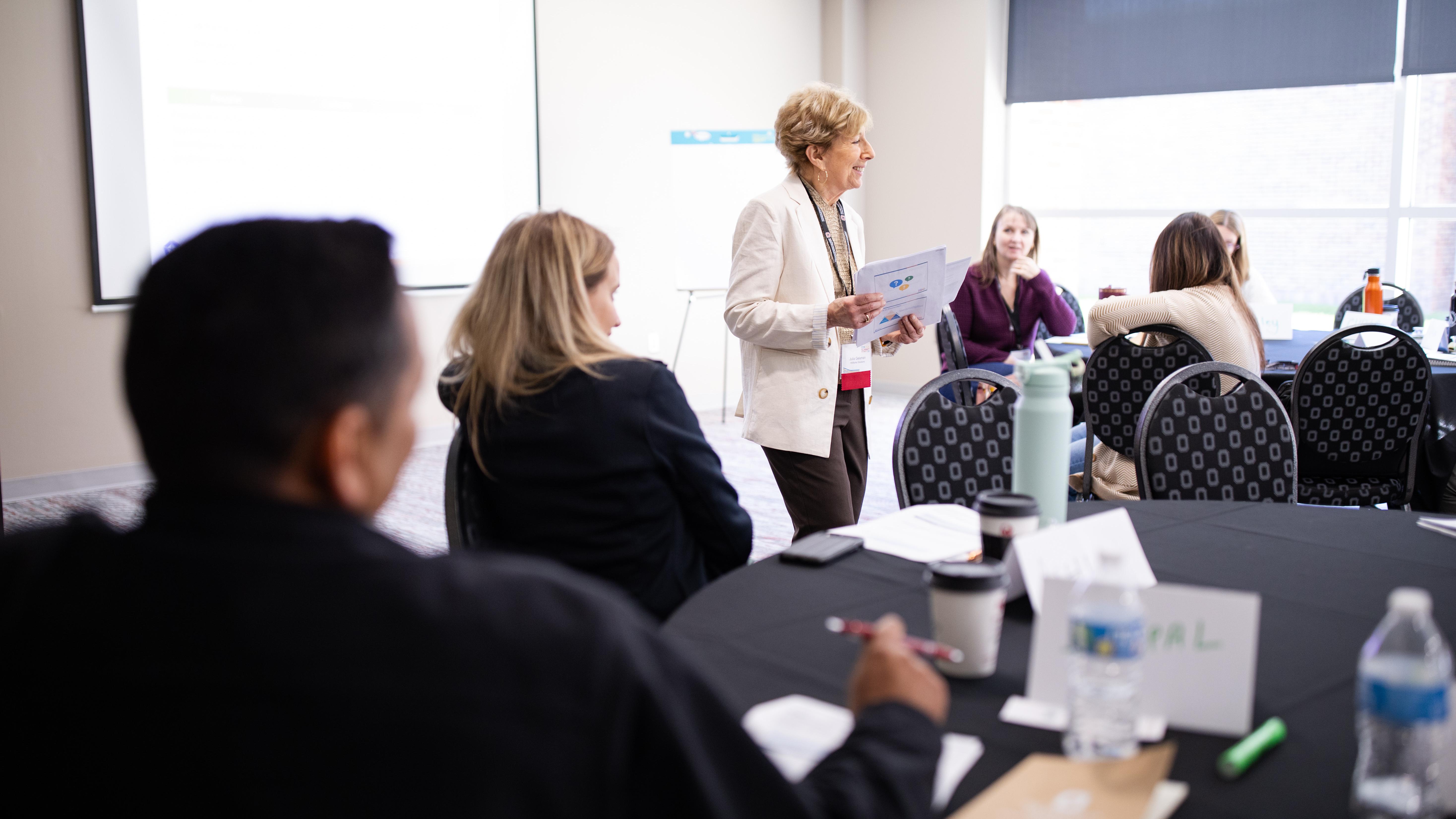 Author Julia Geisman leading a COE Summit 2026 workshop