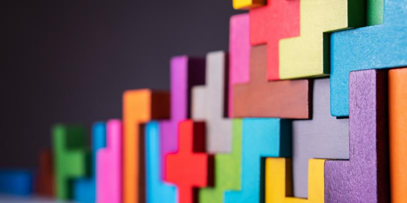 Colorful building blocks