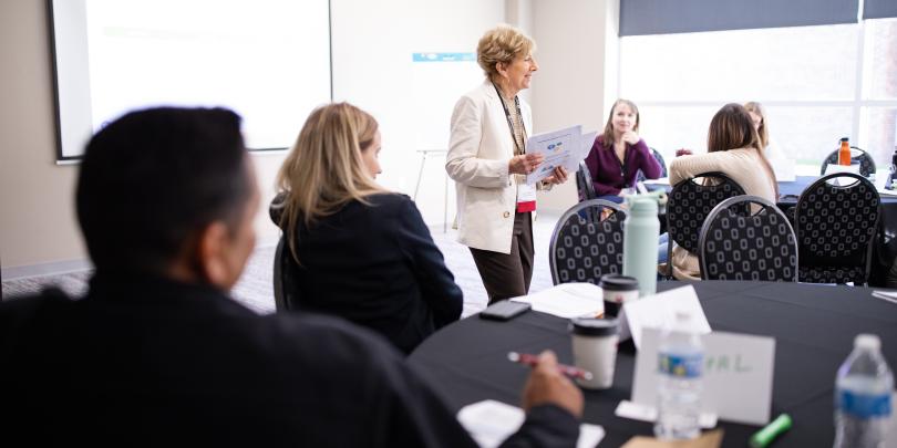 Author Julia Geisman leading a COE Summit 2026 workshop