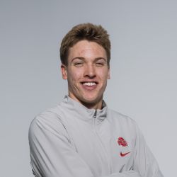 Ethan Reniewicki headshot with him in Ohio State sweatsuit