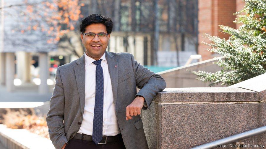 Aravind Chandrasekaran smiles for a portrait on Fisher's campus.