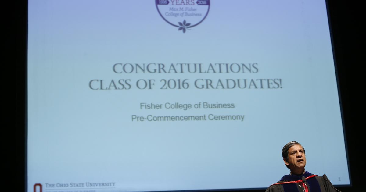 Fisher, Ohio State celebrate Commencement Week Fisher