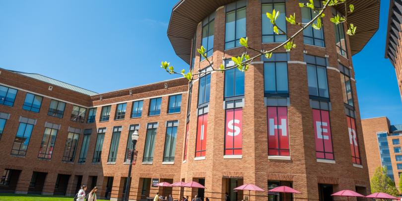 Mason Hall on a sunny day