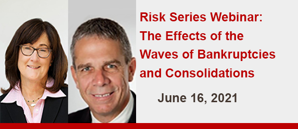 Event title and headshot of the two speakers