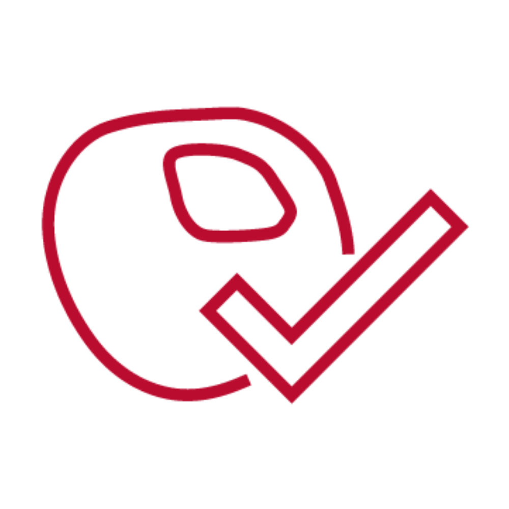 buckeye and check mark icon
