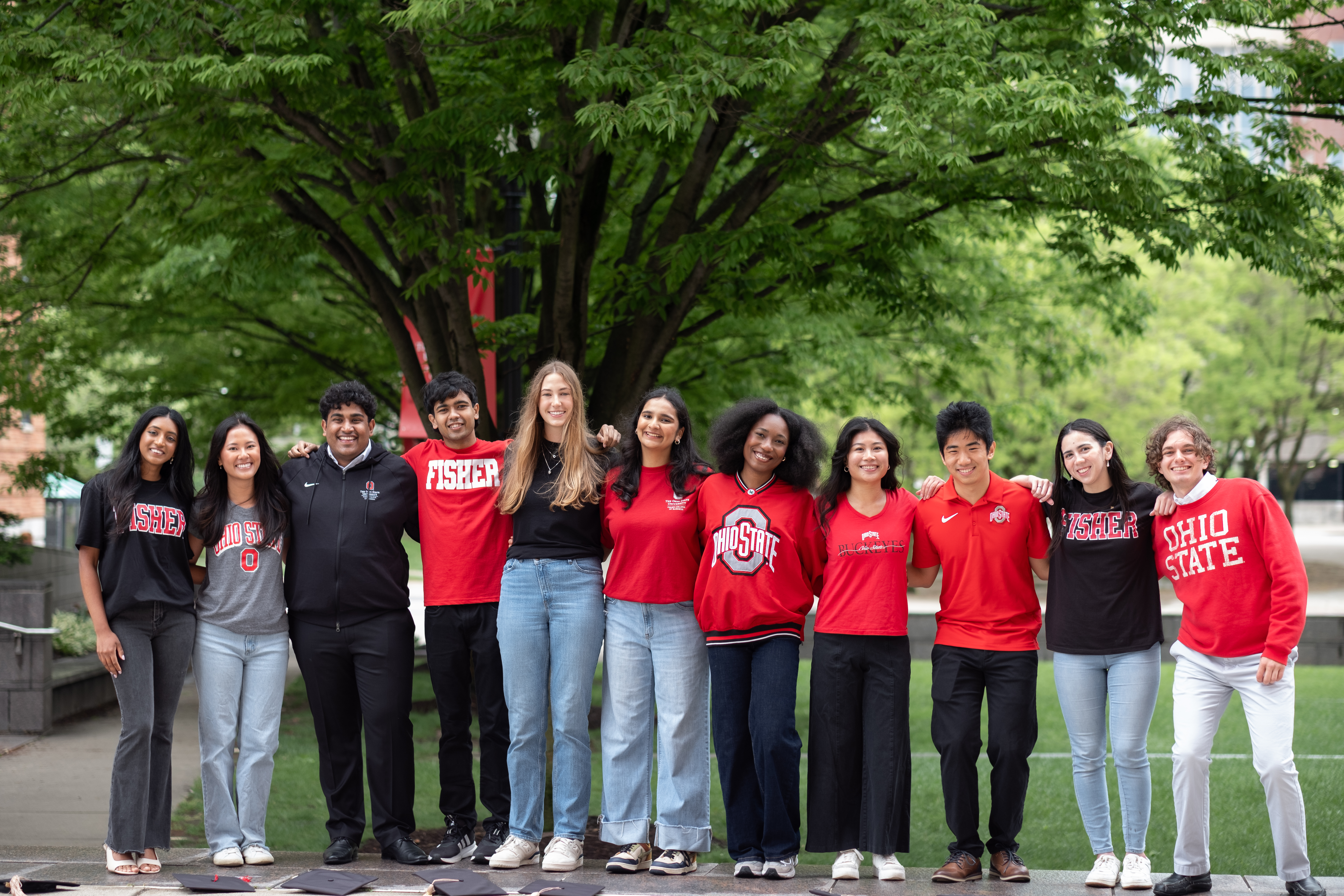group photo of Fisher students