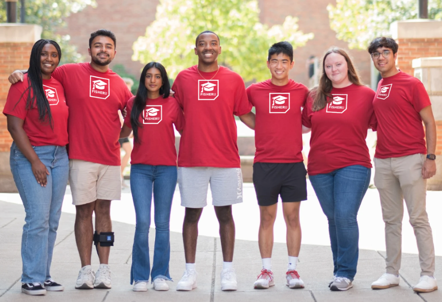 group of FisherU Crew students