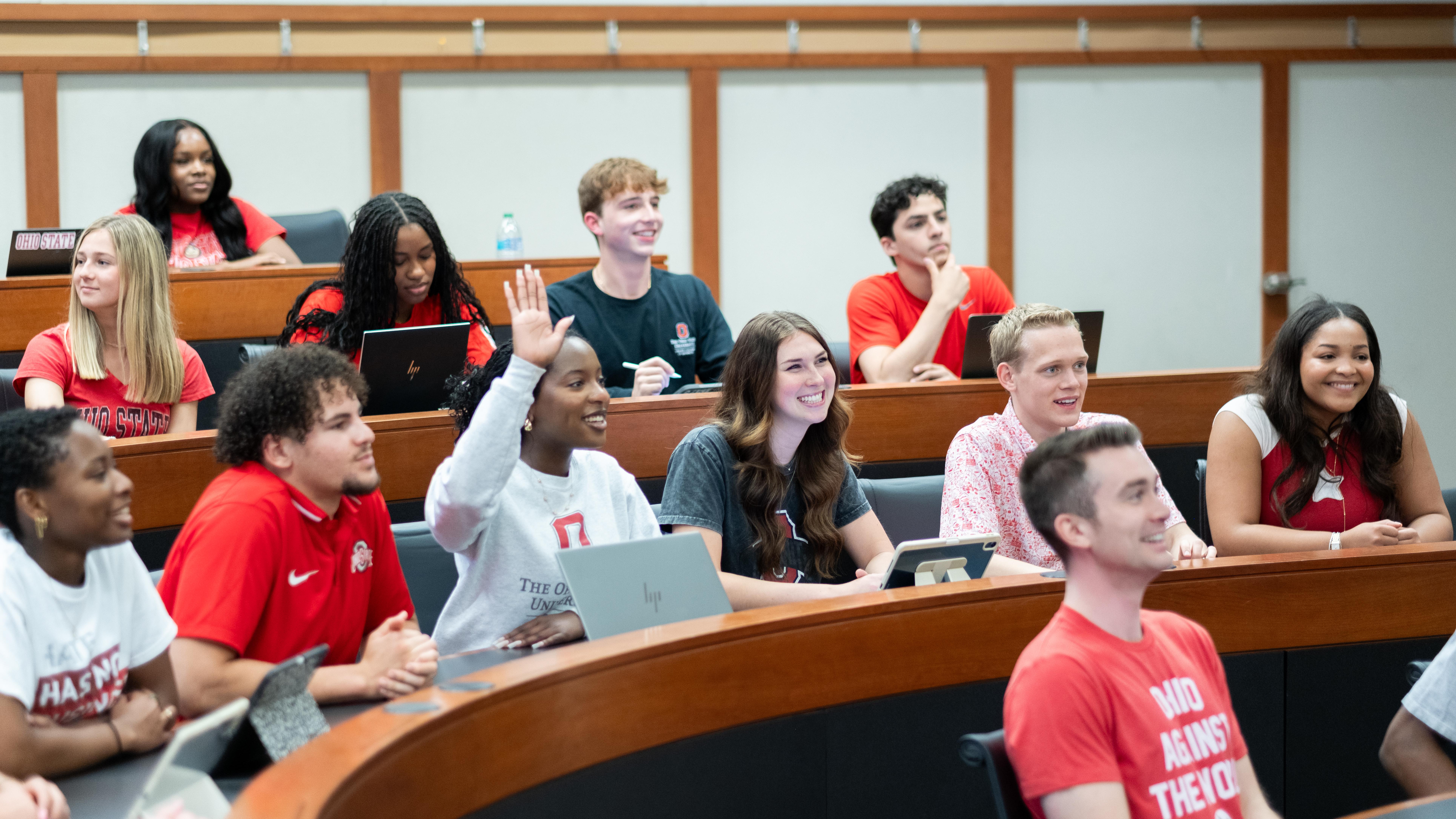 students in a classroom 