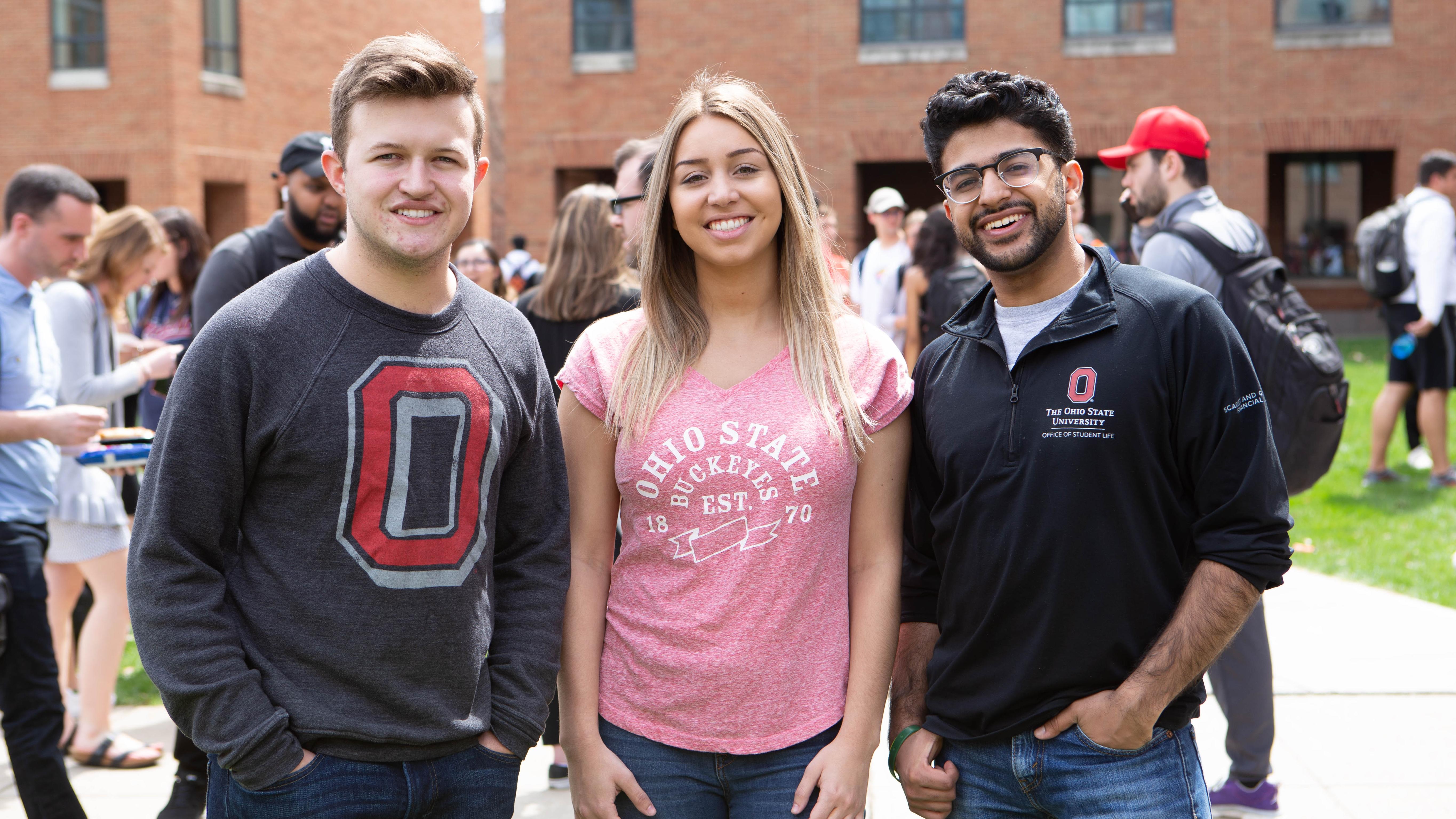students at an event on Fisher's campus
