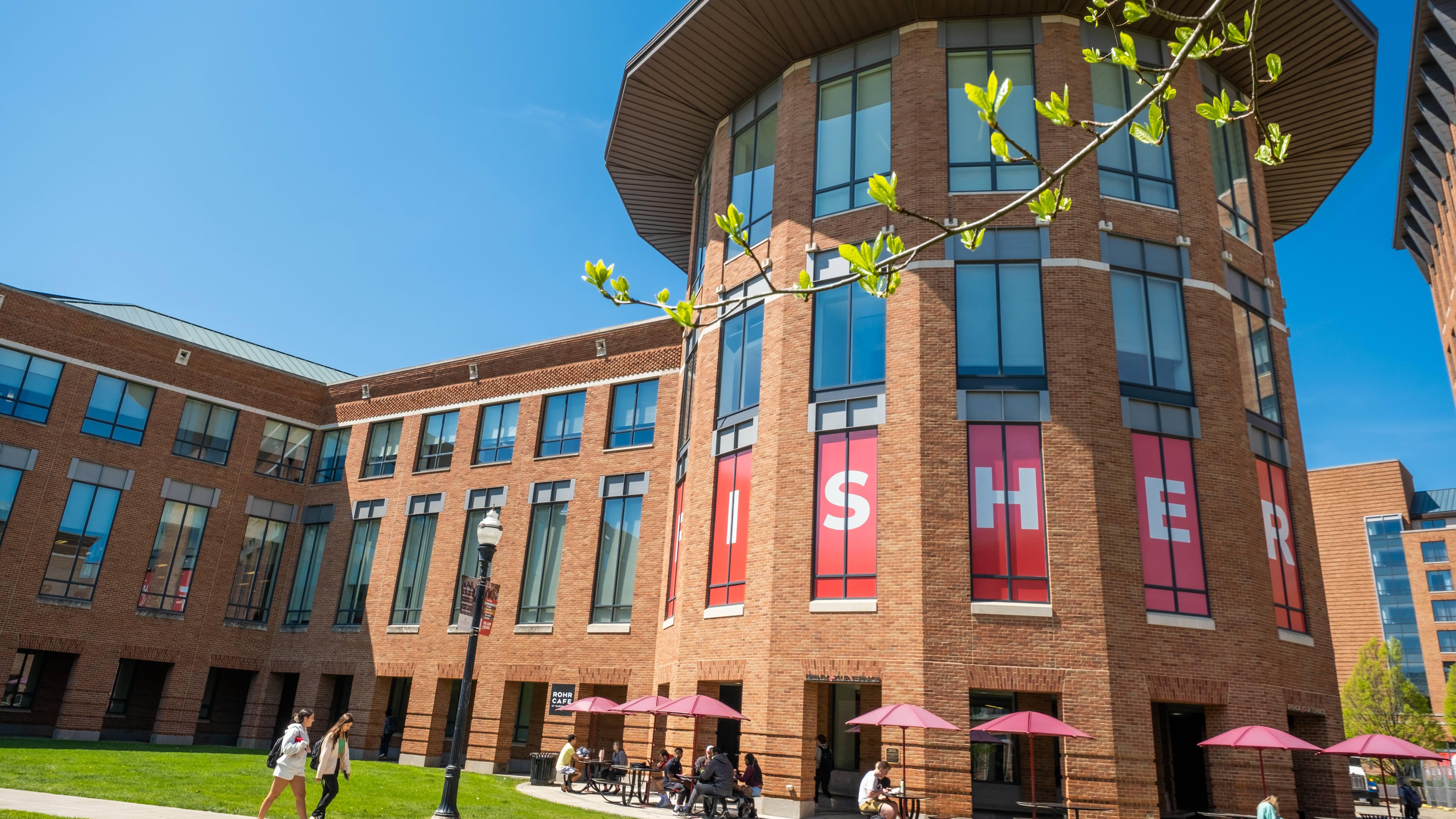 Mason Hall on Fisher's campus