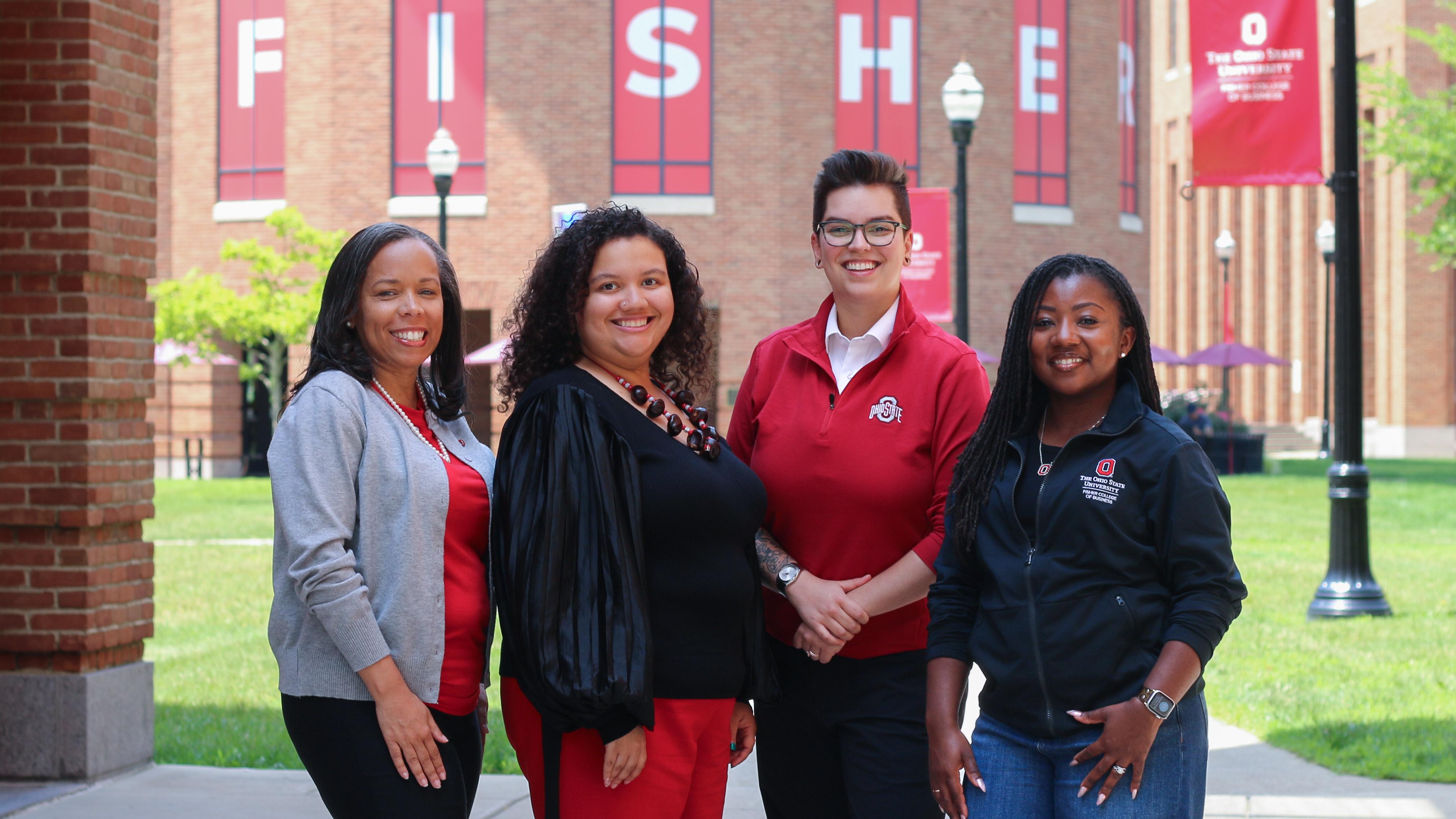 group photos of the Undergraduate Experience and Engagement Team