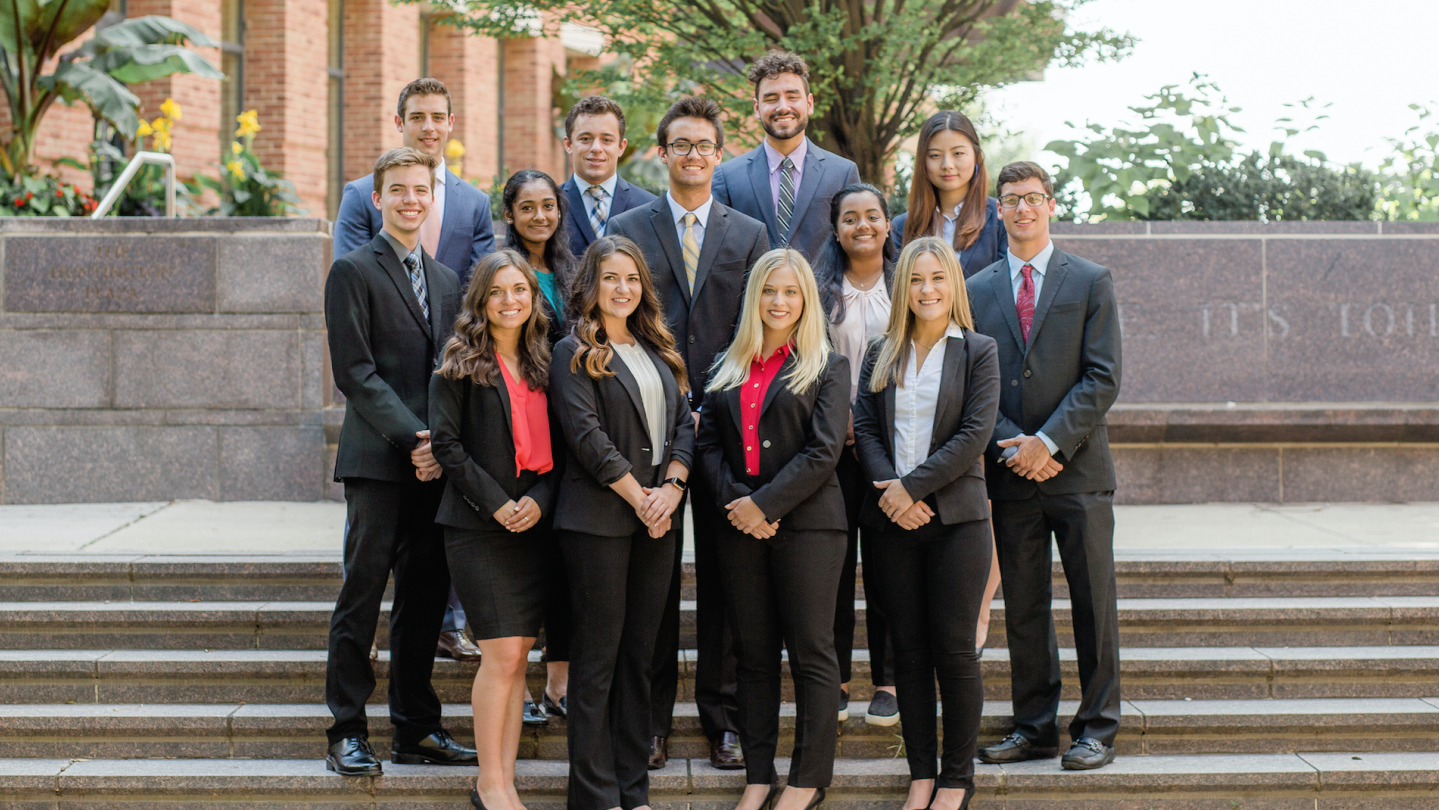 Group photo of the undergraduate business council
