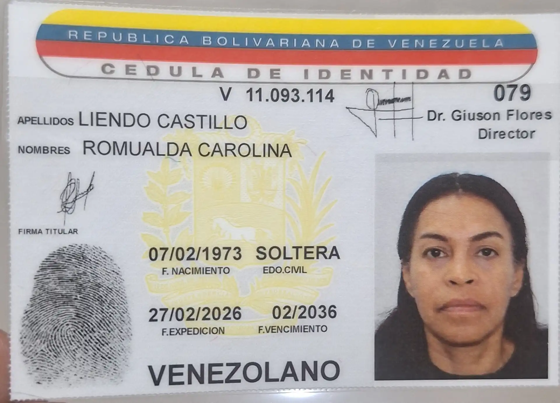 Profile Picture: Romualda Carolina Liendo