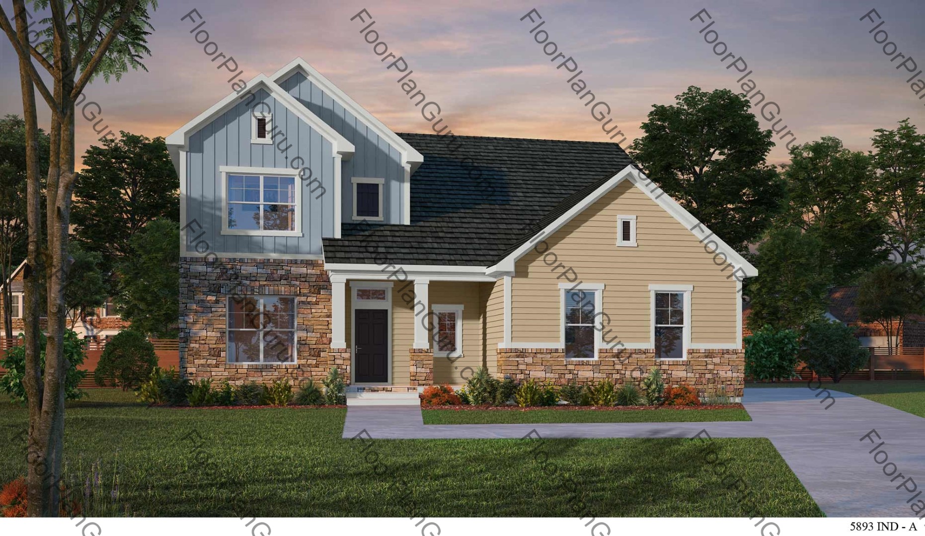 The Gainsborough Floorplan By David Weekley Homes The Lakes At