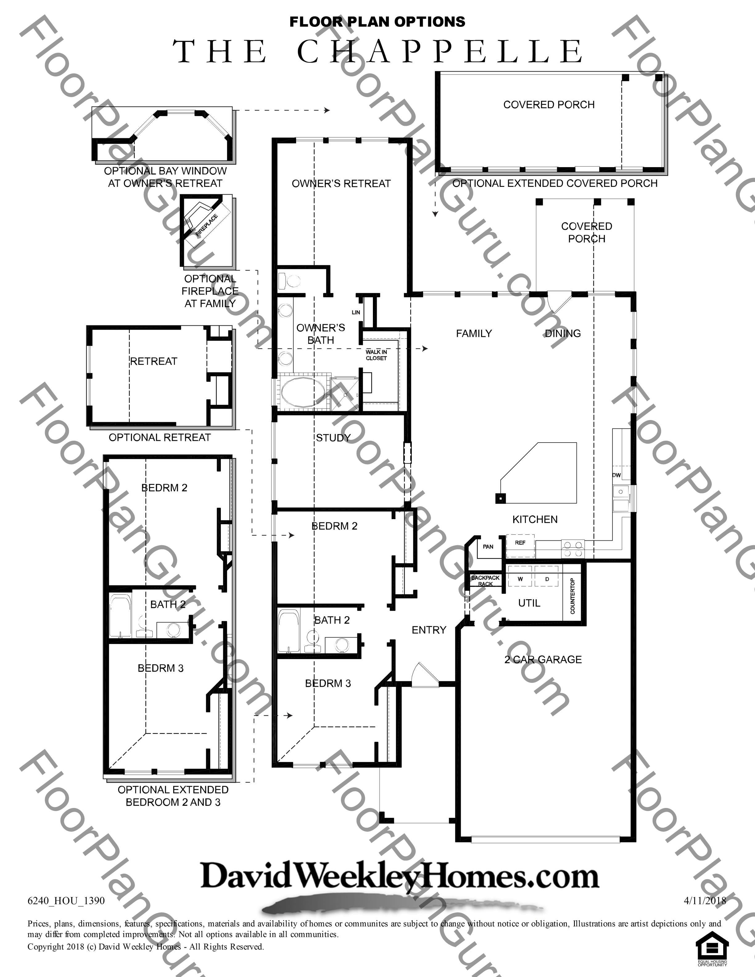 The Chappelle Floorplan By David Weekley Homes Cane Island