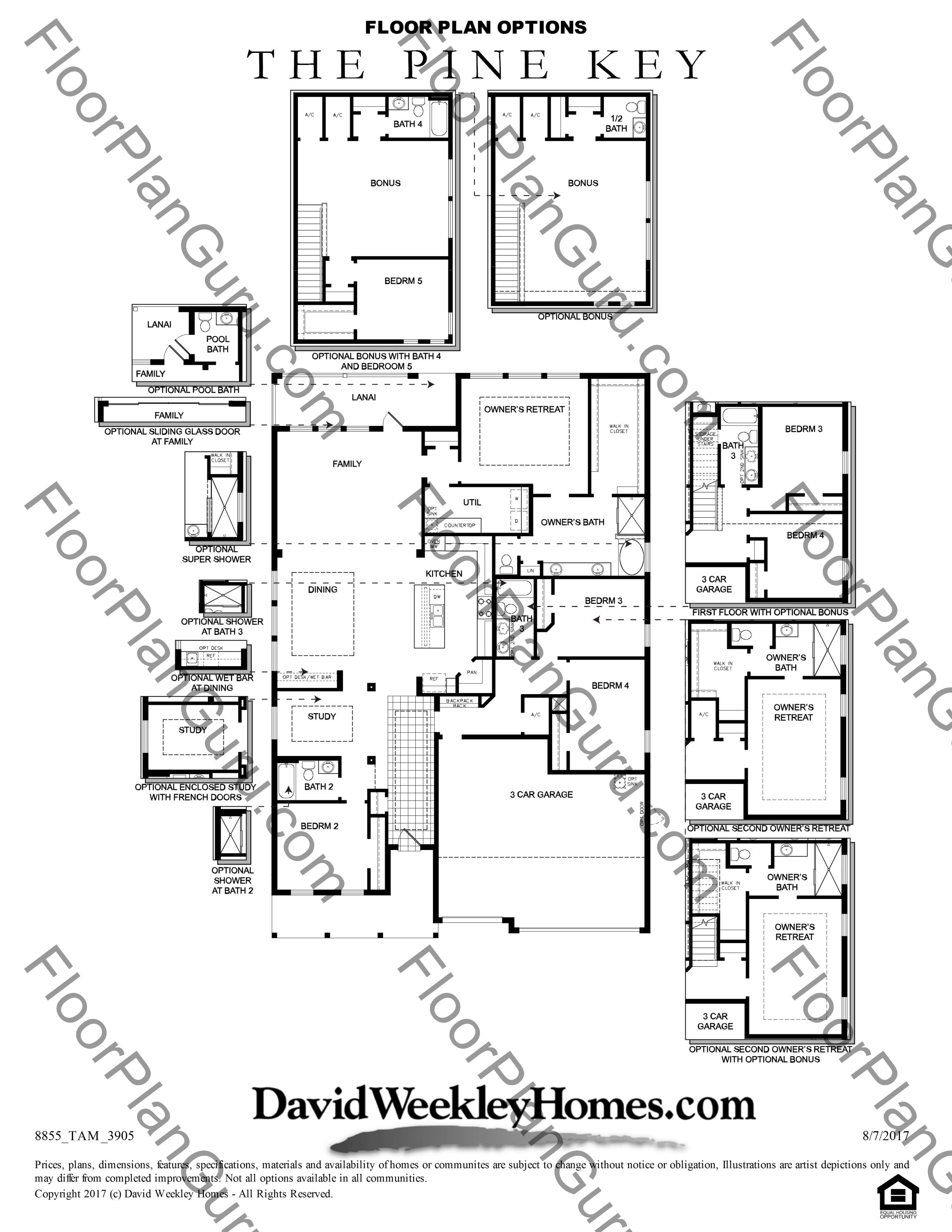 The Pine Key Floorplan By David Weekley Homes Tierra Verde In