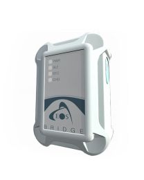 Corner view of Eos Bridge Bluetooth Connector. 