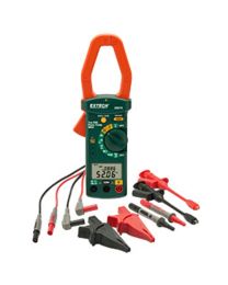 Extech Single Phase/3-Phase 1000A AC Power Clamp Meter Kit