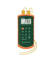 Extech 421502 Type J/K, Dual Input Thermometer with Alarm