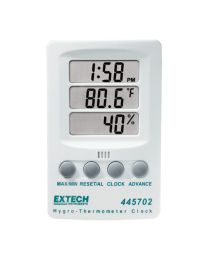 Extech 445702 Hygro-Thermometer Clock