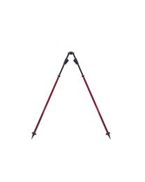 Front view of Eos Arrow Carbon Fiber Bipod. 