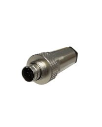 Sensor connector with waterproof 8-pin plug, user-supplied cable for Kipp & Zonen pyranometers. 