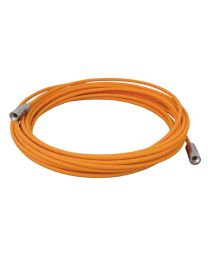 Top view of coiled AquaVent/LevelVent vented cable with direct read communication terminations.