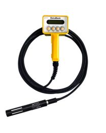 Component view of DataBank Rhodamine Rental with cable and rhodamine sensor. 