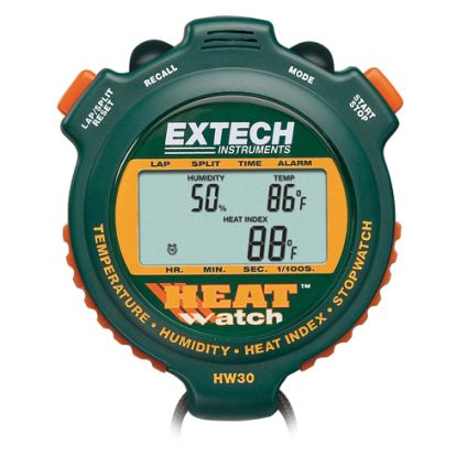 Extech HW30 HeatWatch Humidity/Temperature Stopwatch