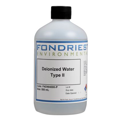 Fondriest Environmental Deionized Water