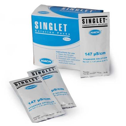Hach Singlet Single-use Conductivity Standard Solutions