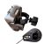 Component view of Eos Arrow Receiver Pole Mount System with receiver mounting kit and antenna mount. 
