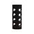 Black, cylindrical plastic guard for YSI Pro1020 ISE & dissolved oxygen cable assemblies. 