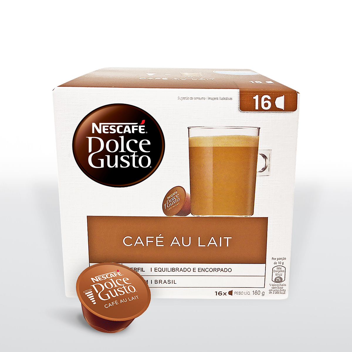 Nescafé® Dolce Gusto® Café Au Lait - Caja de 16 cápsulas - Forpi