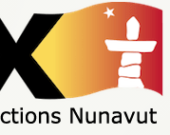 Capture d'écran — Site officiel des élections Nunavut
