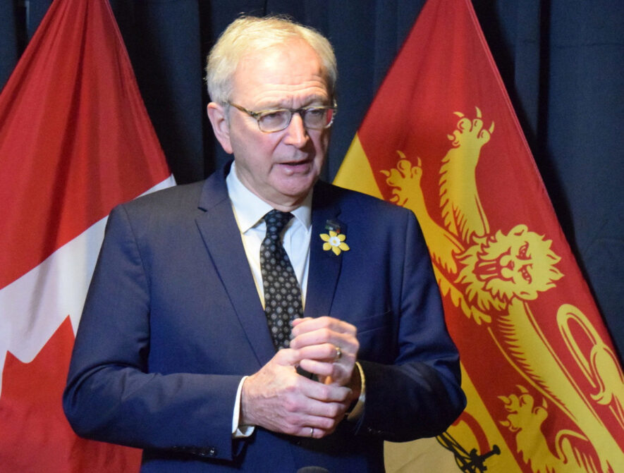 Blaine Higgs, premier ministre du Nouveau-Brunswick.  — Alexandre Boudreau - Acadie Nouvelle