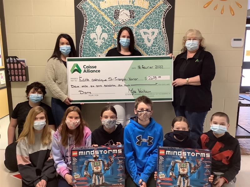 Merci Caisse Alliance! — Photo : Courtoisie