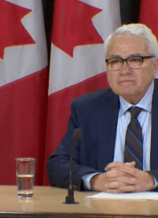 Raymond Théberge, commissaire aux langues officielles du Canada. — Photo : Capture d’écran – CPAC