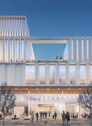 Le design conceptuel du Centre Culturel Jonction Est à 104 000 pi2 — Photo : Ville du Grand Sudbury