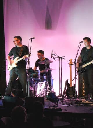 Le lancement de l'album Forteresse d'Edouard Landry. — Photo : Philippe Mathieu