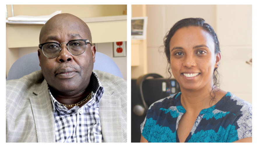 Malanga Georges-Liboy et Judith Patouma.   — Université Sainte-Anne