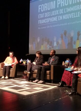 Une photo d’un panel lors du Forum provincial 2022 - État des lieux de l'immigration francophone — PHOTO(S) - Jean Junior Nazaire Joinville