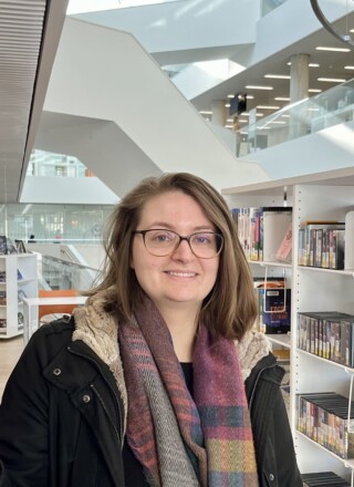 Danica Wells, illustratrice et artiste néo-écossaise de la région de Chezzetcook. — PHOTO(S) - Jean-Philippe Giroux