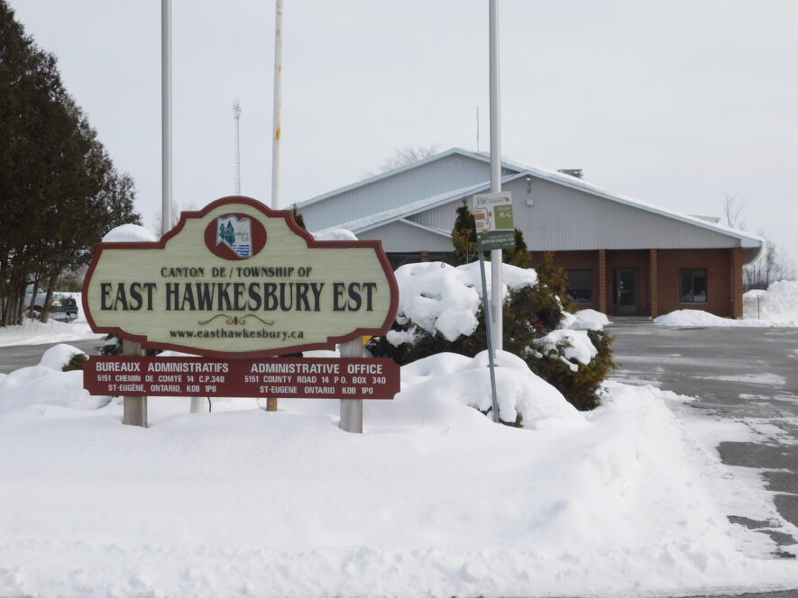 East Hawkesbury Township had the first successful test of its new virtual meeting setup with a January 25 public meeting on proposed revisions to the municipal zoning bylaw guidelines. Administration expects to have the system ready so that residents can watch council meetings live during the pandemic through their home computers. — photo Gregg Chamberlain