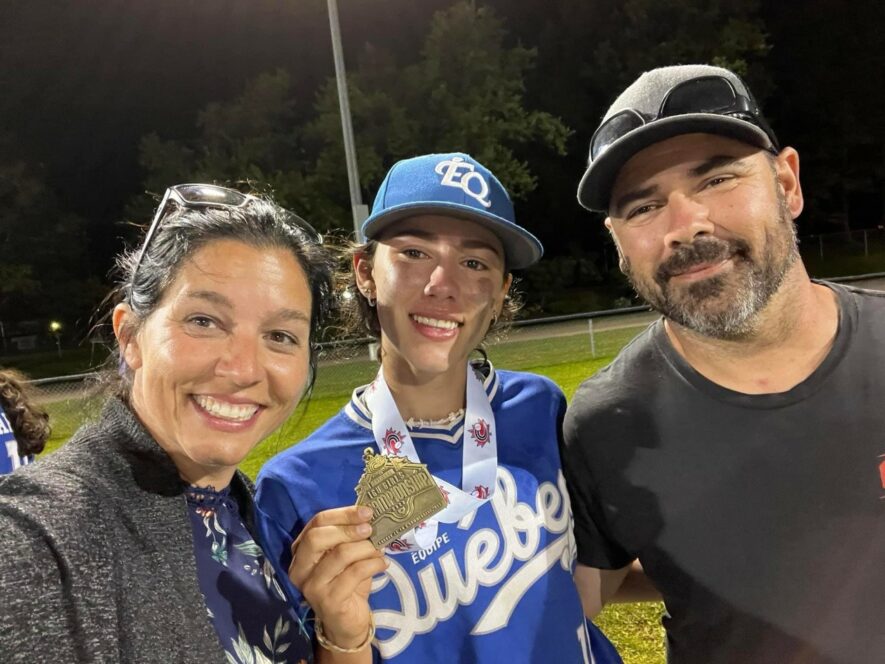 Médaille d’or en baseball féminin. — Photo courtoisie