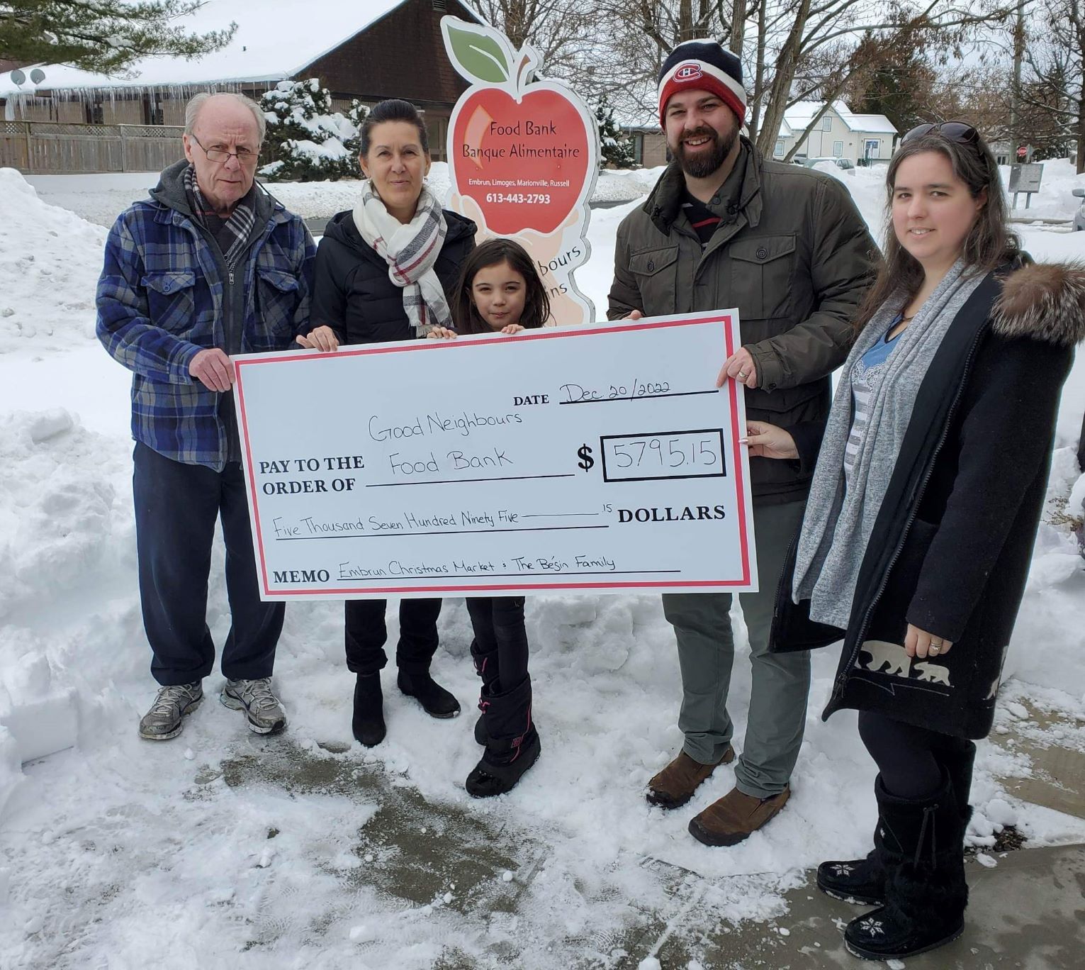 Transport company donates to local food banks Édition André Paquette