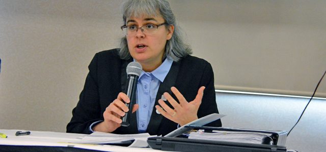 La présidente de l’Association franco-yukonnaise, Angélique Bernard, souhaite poursuivre sa collaboration avec le nouveau gouvernement libéral. Photo: Archives A.B  