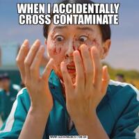 WHEN I ACCIDENTALLY CROSS CONTAMINATE