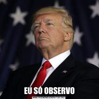  EU SÓ OBSERVO